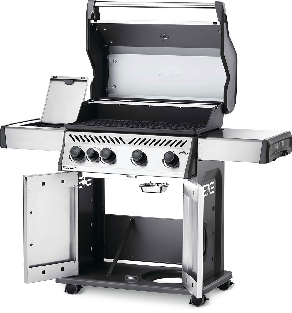Napoleon Rogue XT 525 Propane Gas Grill – 4-Burner BBQ Grill, Stainless Steel - Image 3