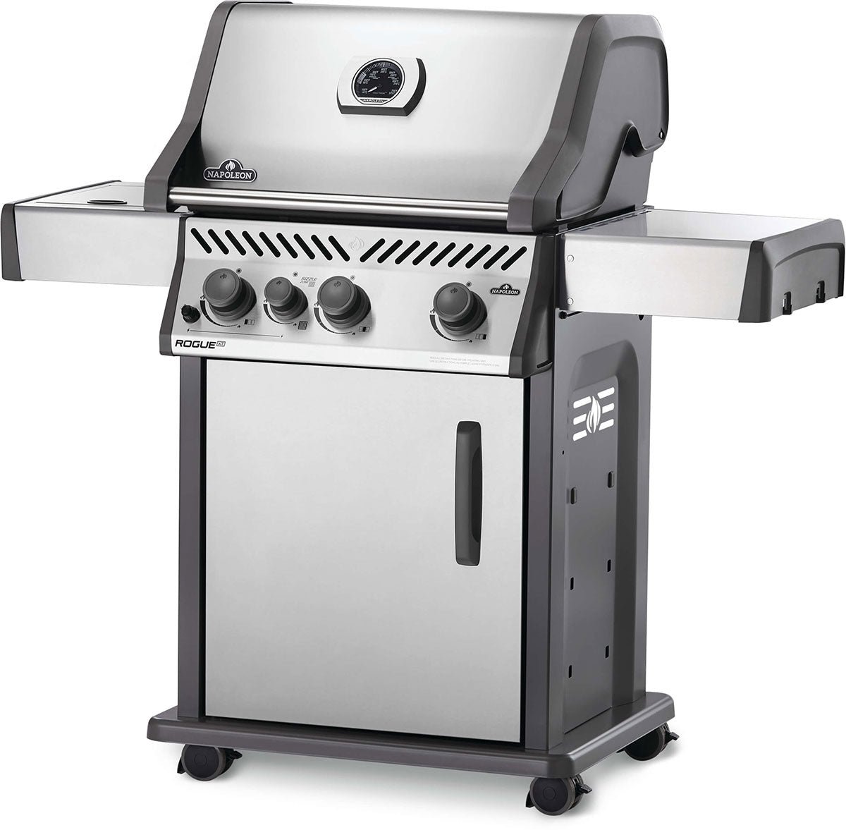 Napoleon Rogue XT 425 Propane Gas Grill – 3-Burner BBQ Grill, Stainless Steel - Image 2