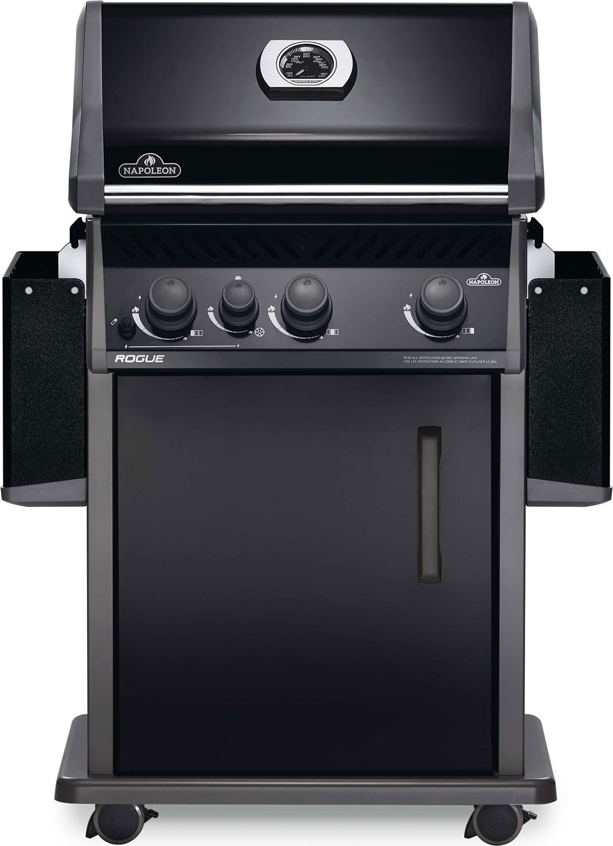 Napoleon Rogue XT 425 Propane Gas Grill – 3-Burner BBQ Grill, Black - Image 5