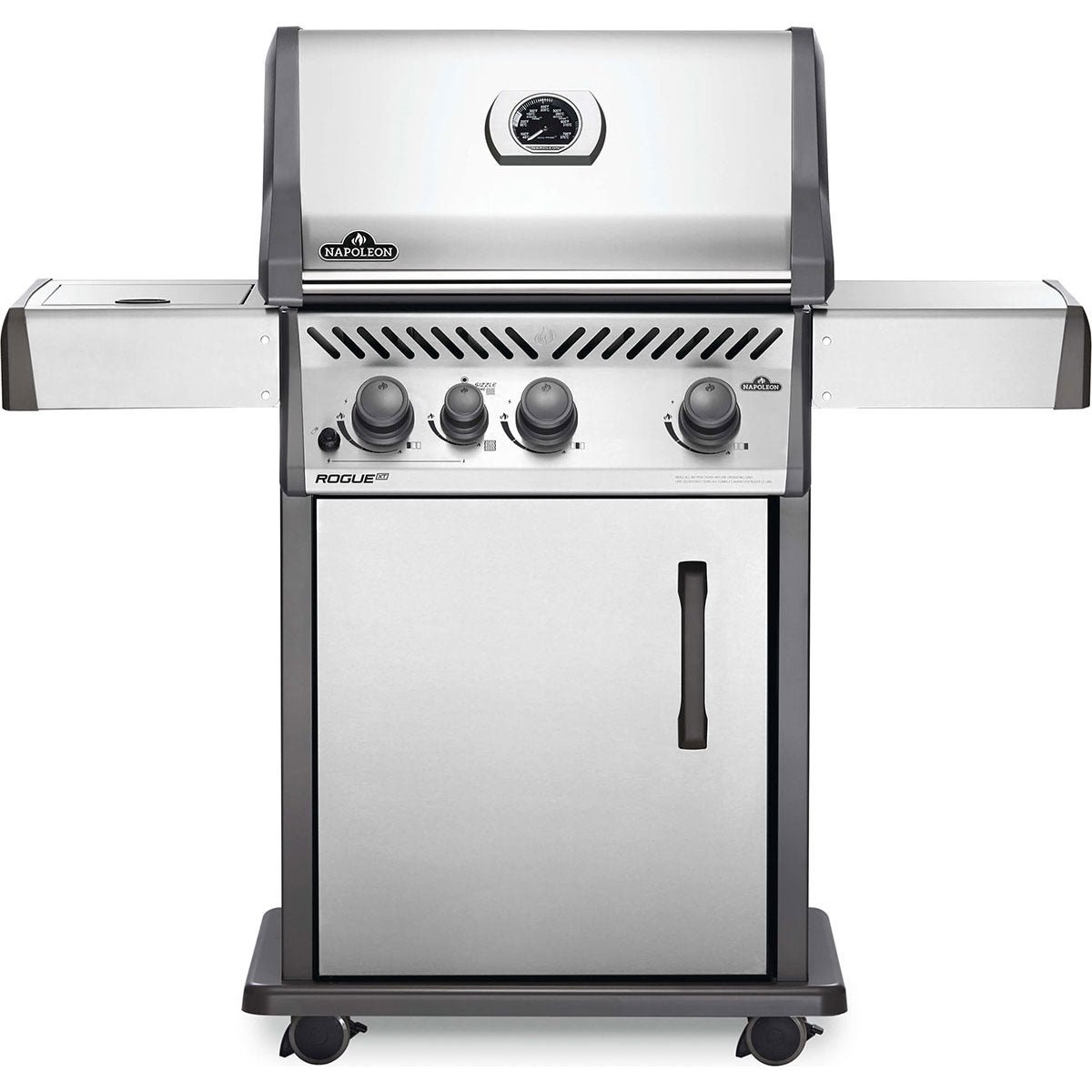 Napoleon Rogue XT 425 Propane Gas Grill – 3-Burner BBQ Grill, Stainless Steel