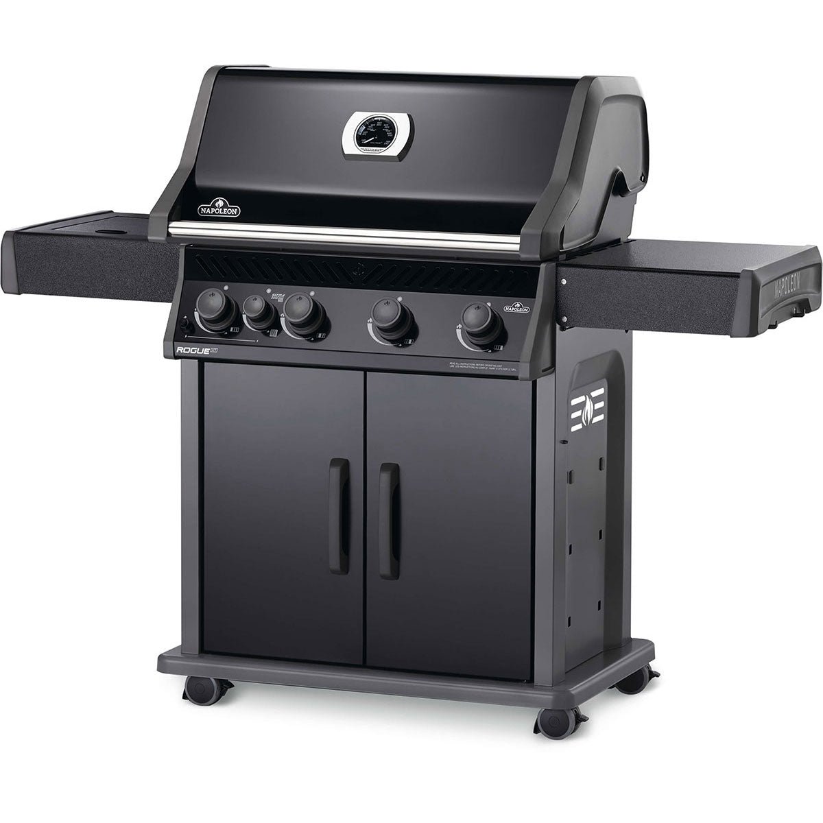 Napoleon Rogue XT 525 SIB Natural Gas Grill – 4-Burner Grill with Infrared Side Burner