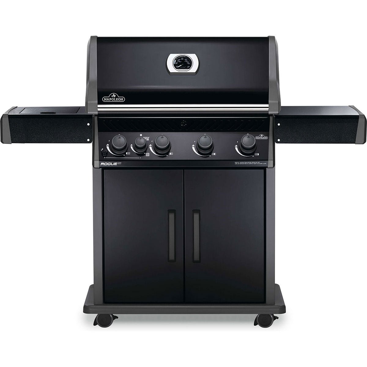 Napoleon Rogue XT 525 SIB Natural Gas Grill – 4-Burner Grill with Infrared Side Burner - Image 2