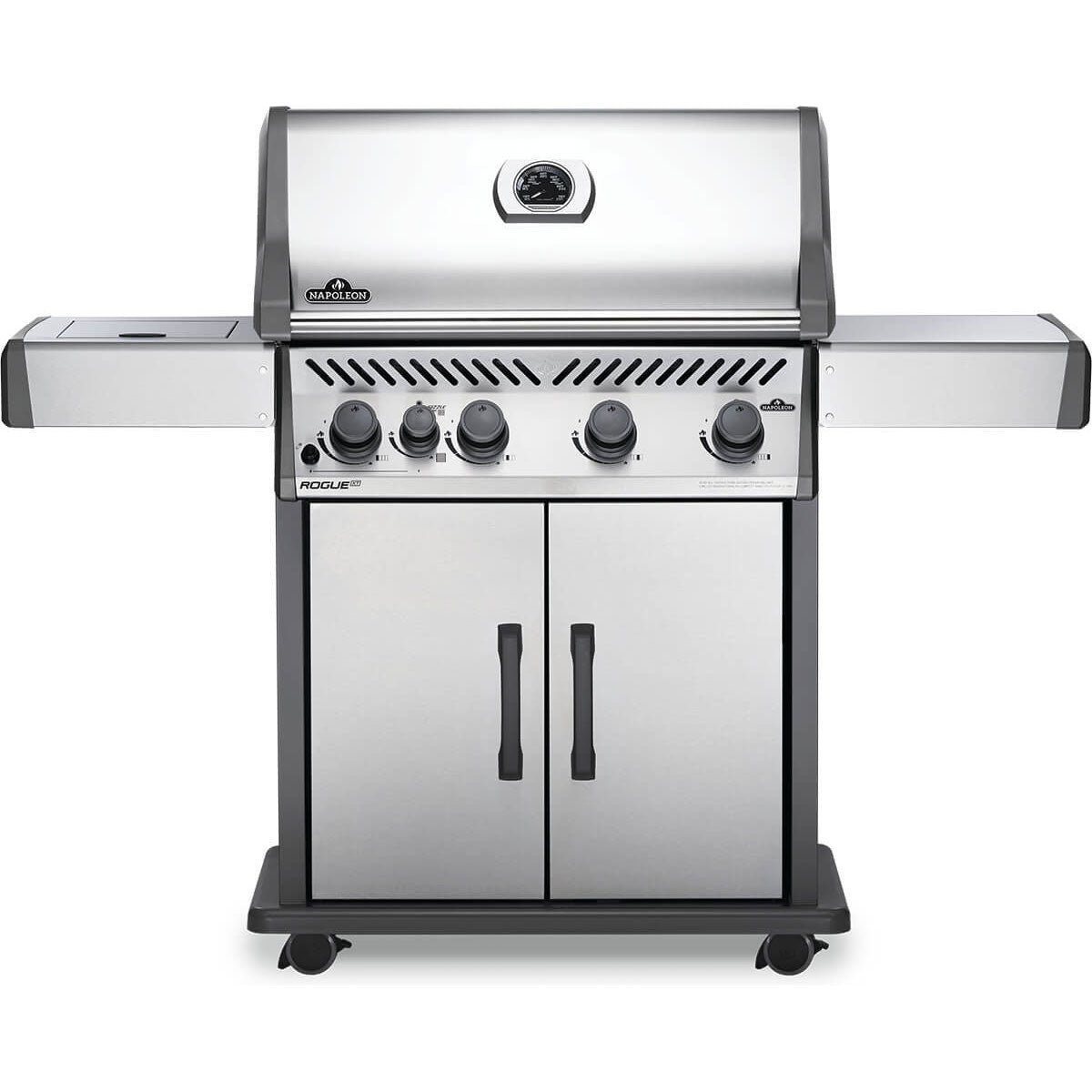 Napoleon Rogue XT 525 Propane Gas Grill – 4-Burner BBQ Grill, Stainless Steel