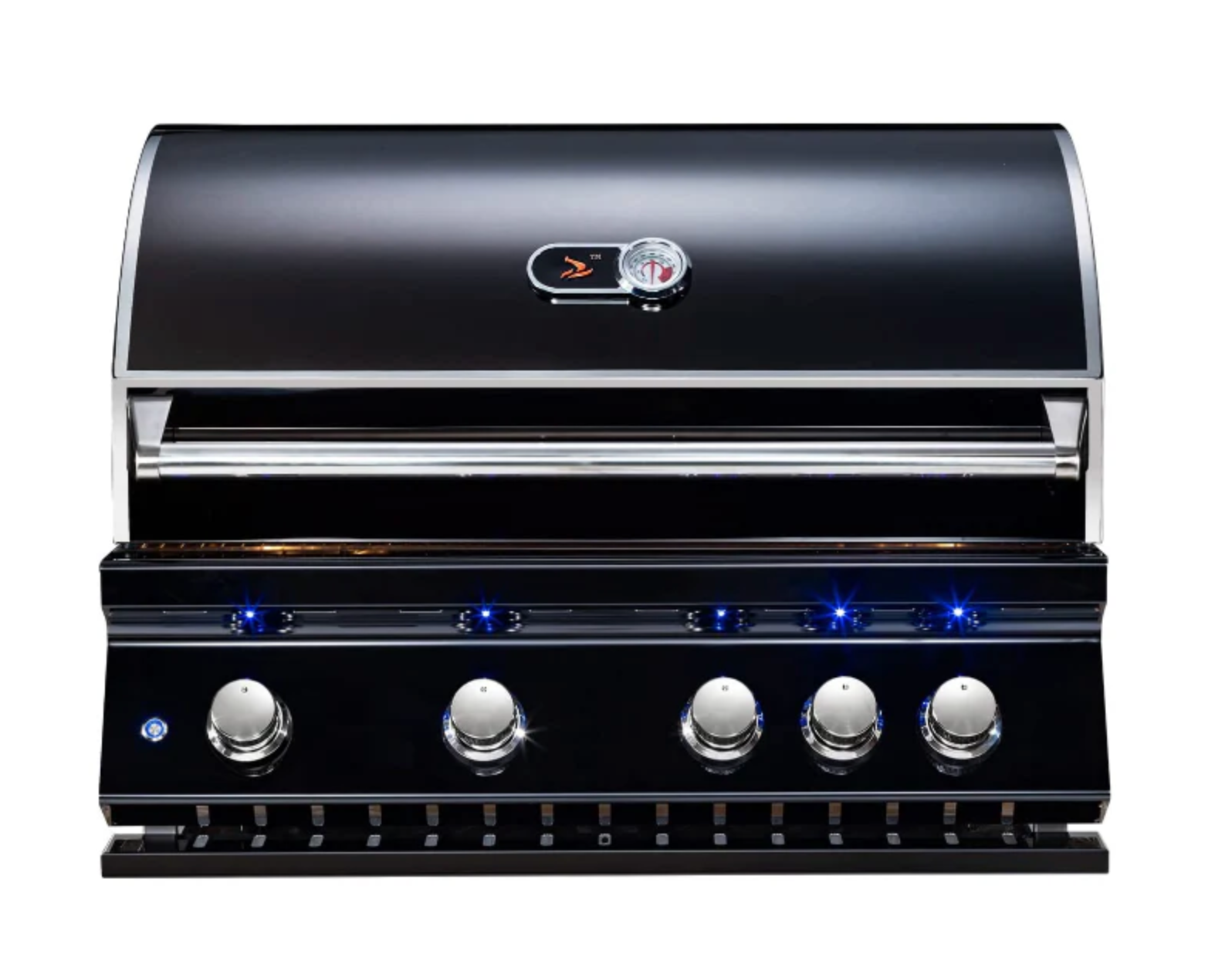 Whistler Built-In 4 Burner Gas Grill – 304 Stainless Steel BBQ Grill with Rotisserie Kit & Cover