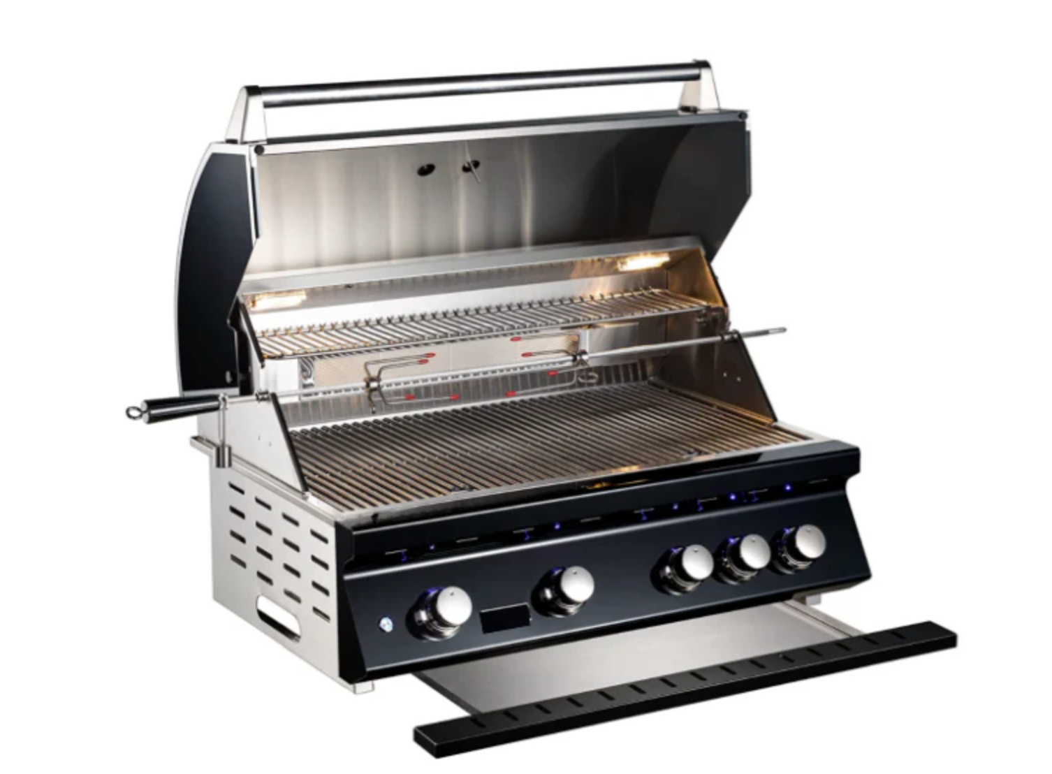 Whistler Built-In 4 Burner Gas Grill – 304 Stainless Steel BBQ Grill with Rotisserie Kit & Cover - Image 2
