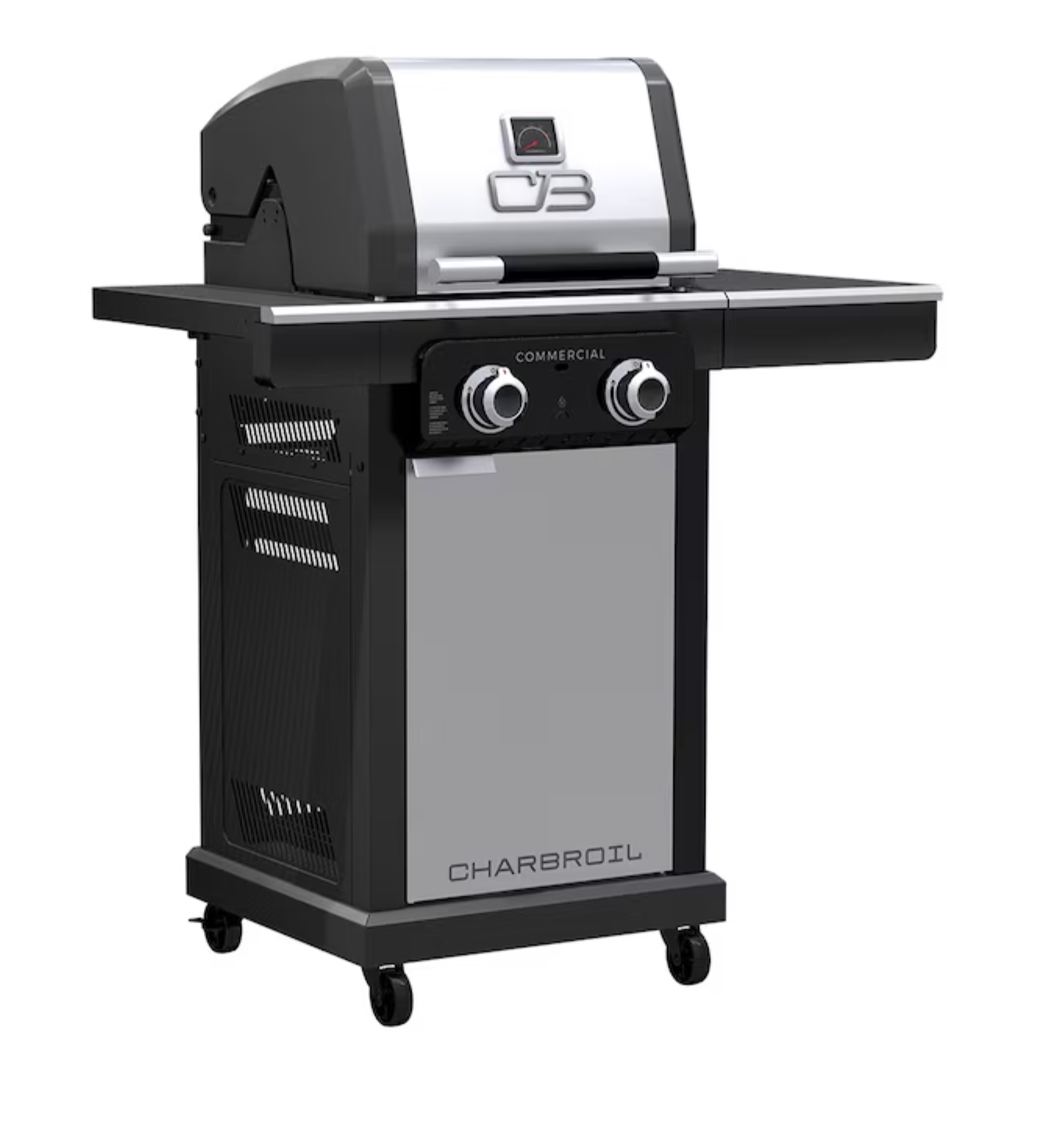 Char-Broil Commercial Series Gas Grill & Griddle Combo – Stainless Steel Outdoor BBQ Grill - Image 2