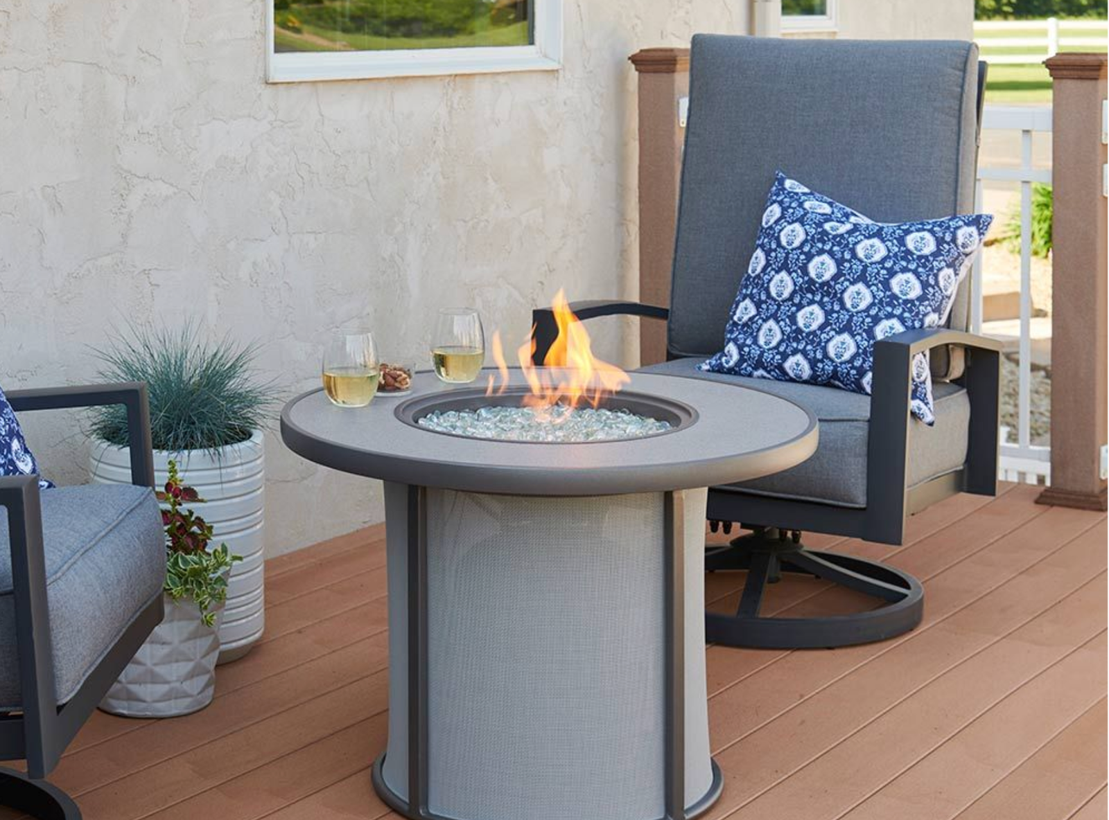 Outdoor GreatRoom Stonefire SF-32-K Gas Fire Pit Table – Outdoor Propane Fire Table for Patio - Image 2