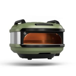 Gozney Tread Portable Gas Pizza Oven – 14 in Propane Outdoor Pizza Oven for Camping, Olive Green