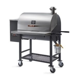 Pitts & Spitts Maverick 850 Wood Pellet Grill & Smoker – Stainless Steel BBQ Pellet Grill