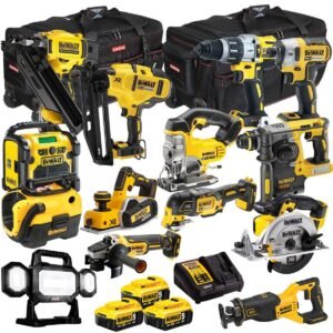 DEWALT 20V MAX XR 14 Tool Combo Kit with 3 x 5.0Ah Batteries & Charger – Cordless Power Tool Set (T4TKIT-998)