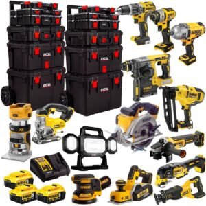 DEWALT 20V MAX XR 14 Tool Combo Kit with 3 x 5.0Ah Batteries & Rolling Toolbox – Cordless Power Tool Set