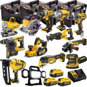 DEWALT 20V MAX XR 13 Tool Combo Kit with 3 x 5.0Ah Batteries – Cordless Power Tool Set (T4TKIT-4823)