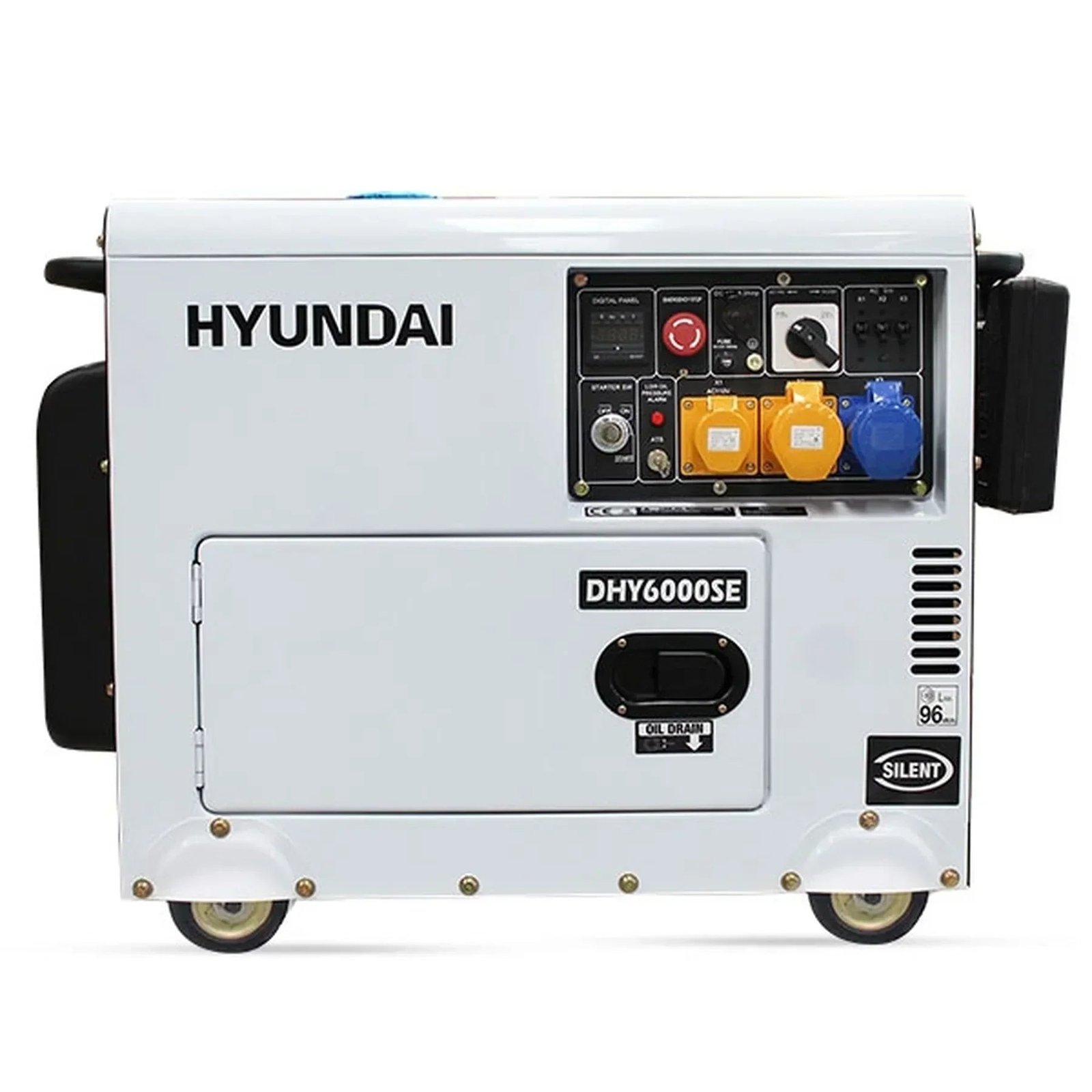 Hyundai DHY6000SE 5200W Diesel Generator – Silent Standby Generator with Electric Start & ATS Ready - Image 3