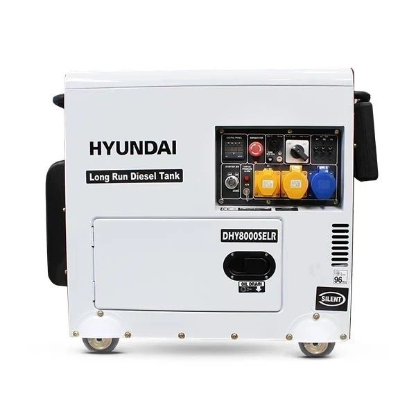 Hyundai DHY8000SELR 5800W Diesel Generator – Silent Long Run Standby Generator, 30 Hr Runtime - Image 5