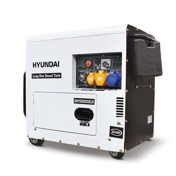 Hyundai DHY8000SELR 5800W Diesel Generator – Silent Long Run Standby Generator, 30 Hr Runtime - Image 7