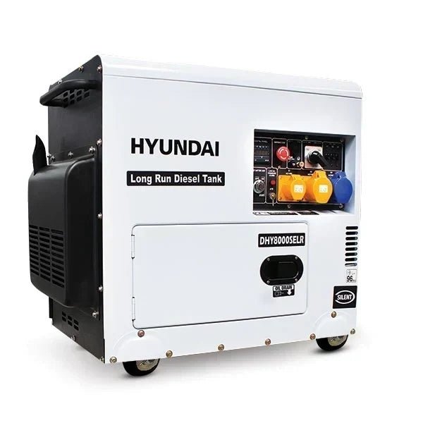 Hyundai DHY8000SELR 5800W Diesel Generator – Silent Long Run Standby Generator, 30 Hr Runtime - Image 6