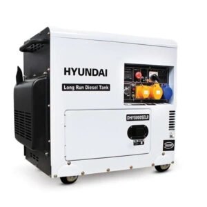 Hyundai DHY8000SELR 5800W Diesel Generator – Silent Long Run Standby Generator, 30 Hr Runtime