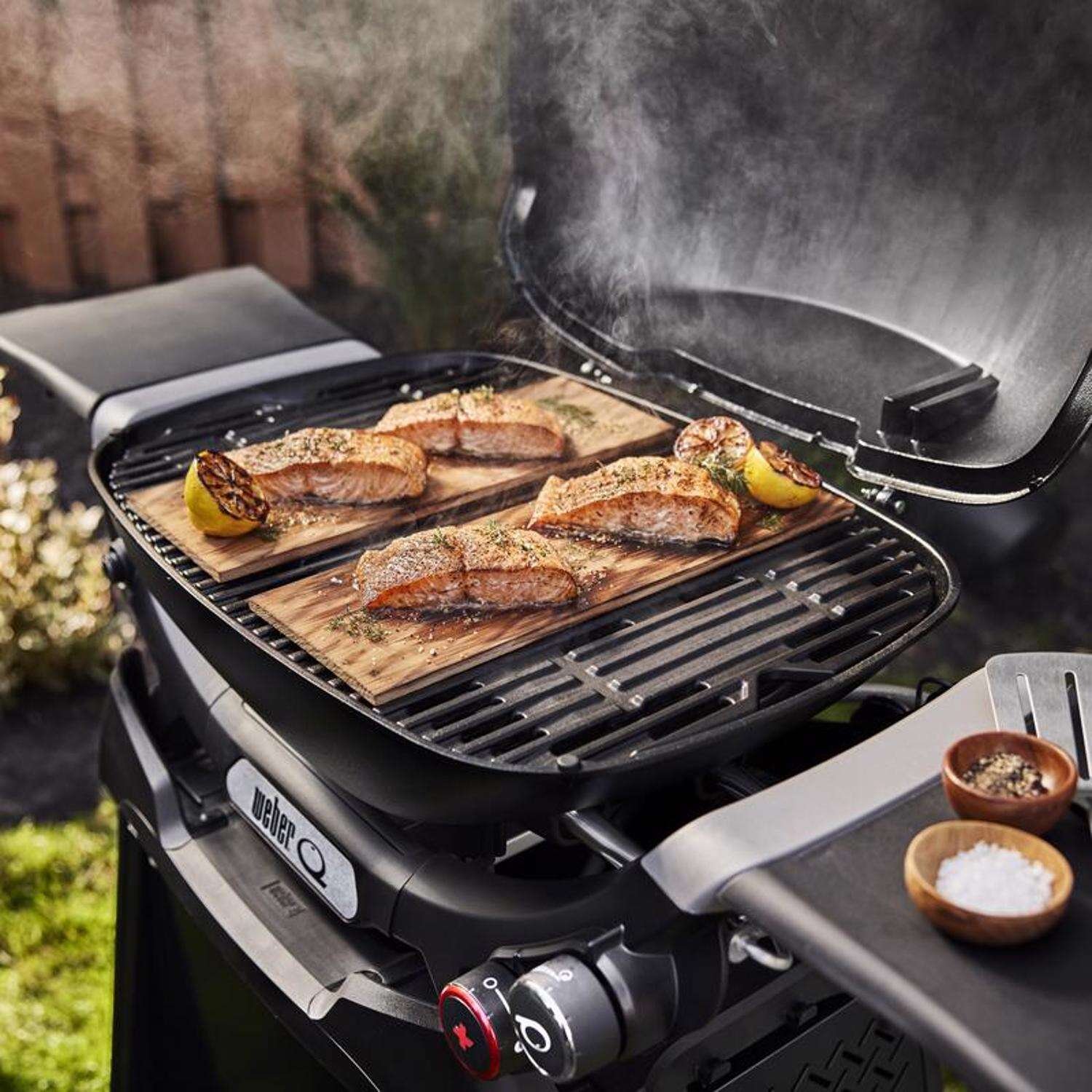 Weber Q 2800N+ Propane Gas Grill with Cart – 2-Burner Portable BBQ Grill - Image 3
