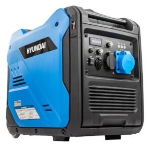 Hyundai HY6250SEi 5500W Gas Inverter Generator – Electric Start, Quiet Pure Sine Wave Portable Generator