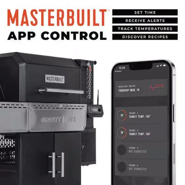 Masterbuilt Gravity Series 1150 Charcoal Grill & Smoker Starter Pack – Digital Gravity Fed BBQ - Image 3