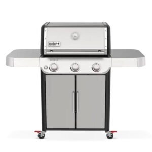 Weber Genesis S-315 3-Burner Propane Gas Grill – Stainless Steel BBQ Grill