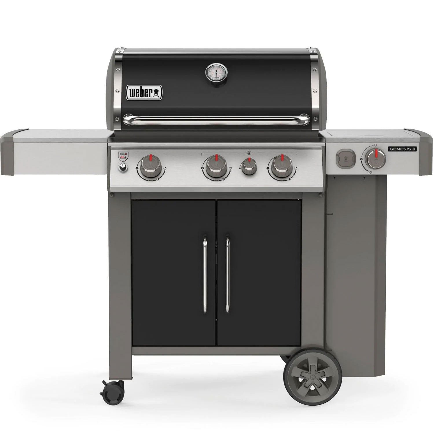 Weber Genesis E-335 3-Burner Propane Gas Grill with Sear Zone & Side Burner – Black - Image 2