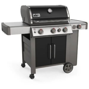 Weber Genesis E-335 3-Burner Propane Gas Grill with Sear Zone & Side Burner – Black